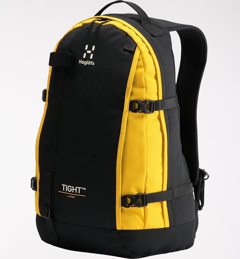 Haglöfs Womens Tight Large Daypack Black Yellow New Zealand 17290VFHI